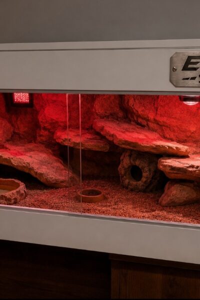 Terrarium 120×60×60 cm dla agamy gekona żółwia węża kameleona legwana